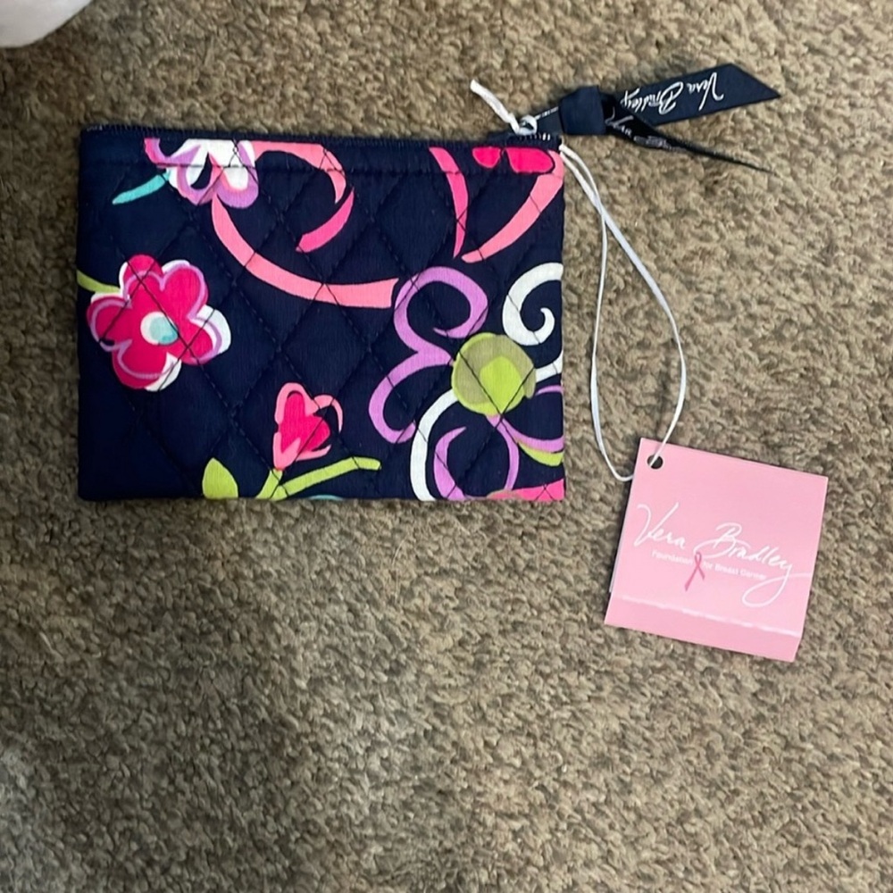 Vera Bradley coin purse Ribbons NWT